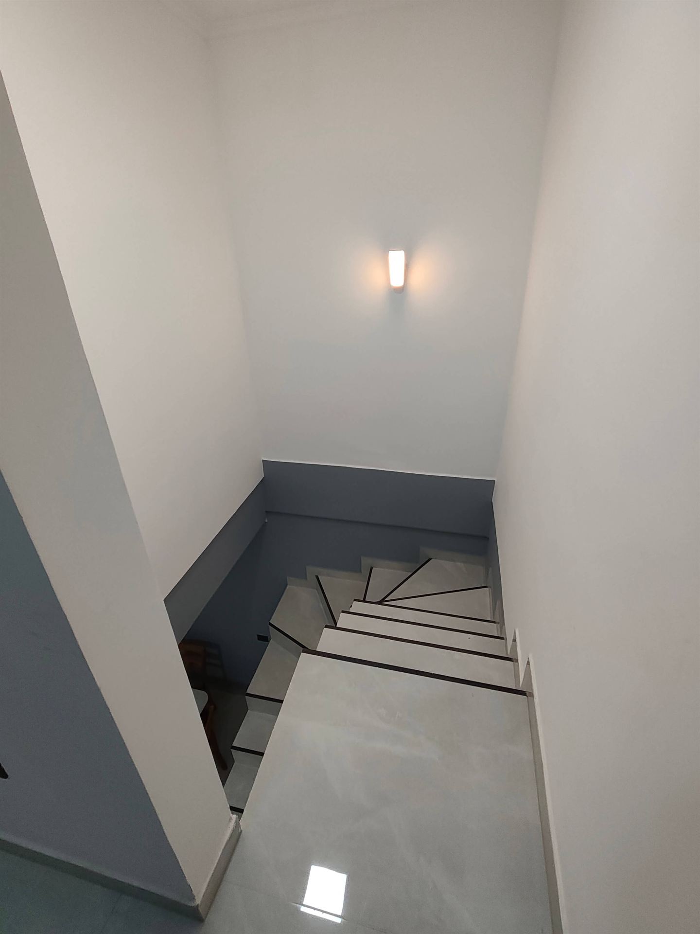 Escalera desde la planta alta